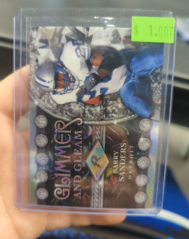 2024 Topps Resurgence #GG-10 Barry Sanders Glimmer and Gleam — front