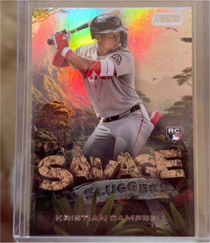 2025 Topps Stadium Club #SS-15 Kristian Campbell Savage Sluggers — front