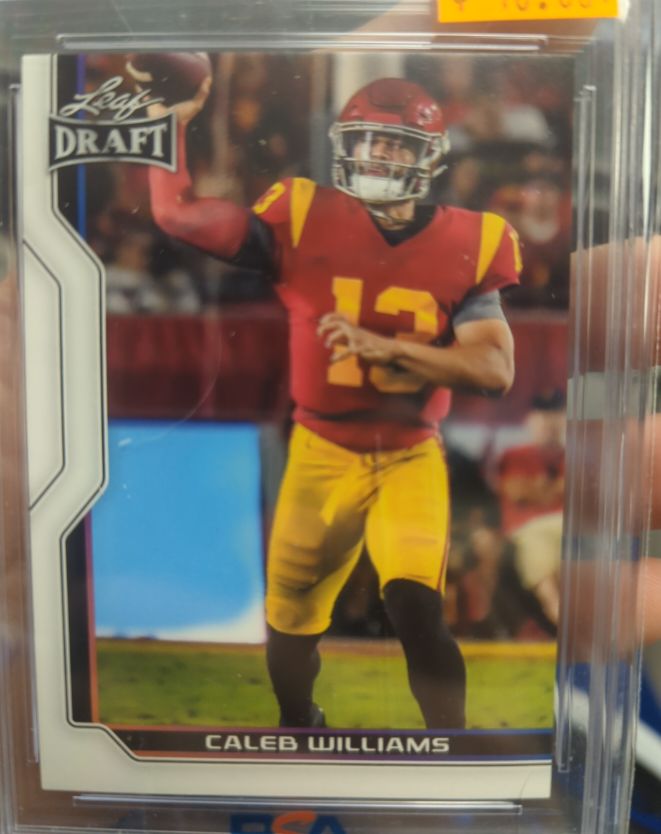 2023 Leaf Draft V1 #B1-2 Caleb Williams — front