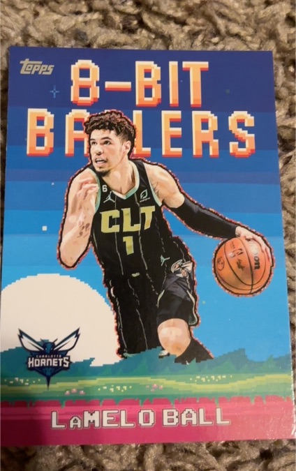 2025-26 Topps Basketball #8B-17 LaMelo Ball 8-Bit Ballers — front