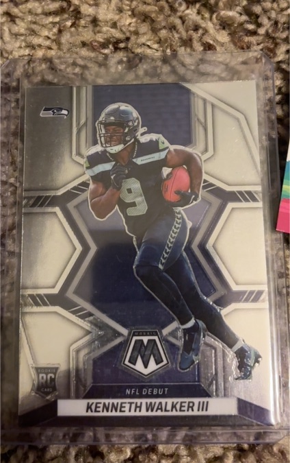 2022 Panini Mosaic #284 Kenneth Walker III NFL Debut Rookie — front