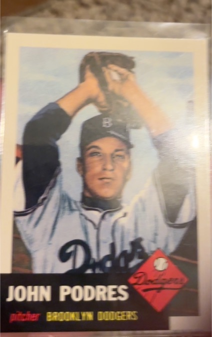 1991 Topps Archives 1953 #263 John Podres — front