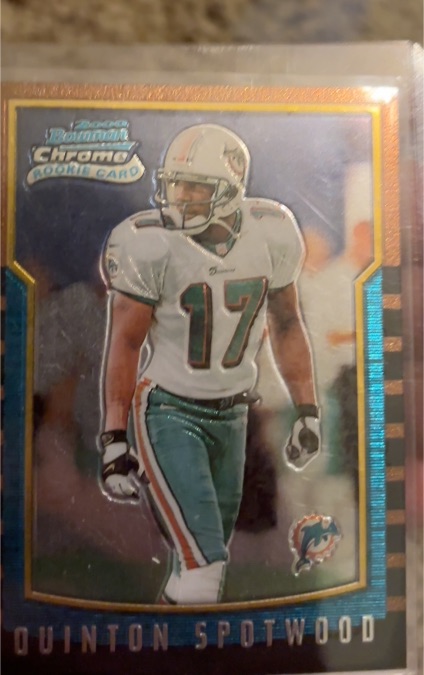 2000 Bowman Chrome #213 Quinton Spotwood — front