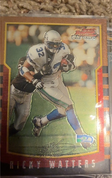 2000 Bowman Chrome #49 Ricky Watters — front