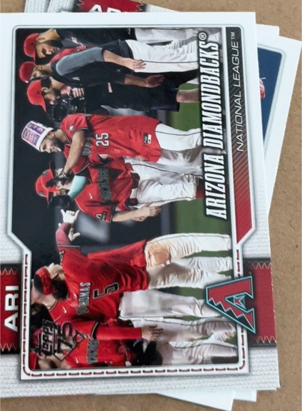 2026 Topps Series 1 #47 Arizona Diamondbacks (Team Card) — front