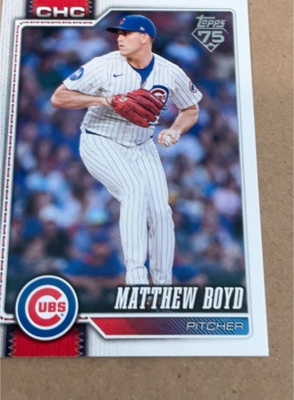 2026 Topps Series 1 #51 Matthew Boyd — front