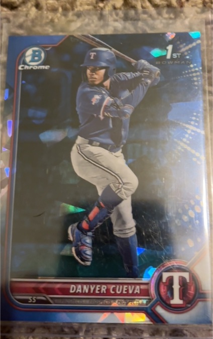 2022 Bowman Chrome Sapphire #BCP-173 Danyer Cueva — front