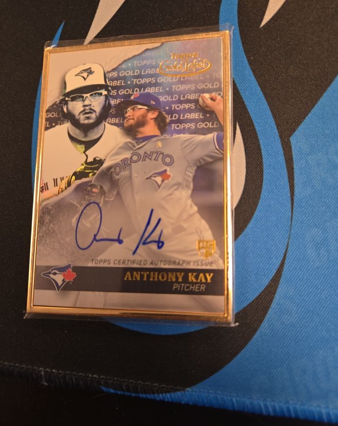2020 Topps Gold Label #GLA-AK Anthony Kay — front