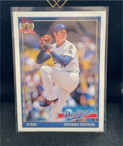 2026 Topps 1991 Topps 75th Anniversary #T91-100 Shohei Ohtani — front