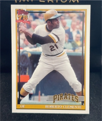 2026 Topps Series 1 #T91-99 Roberto Clemente 1991 Topps Pirates — front