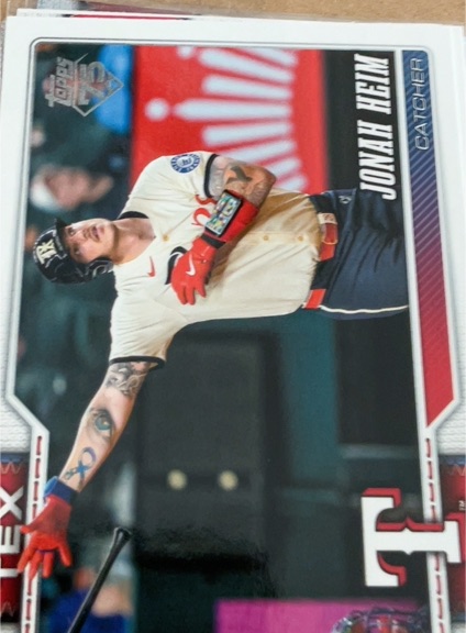 2026 Topps Series 1 #78 Jonah Heim Texas Rangers — front