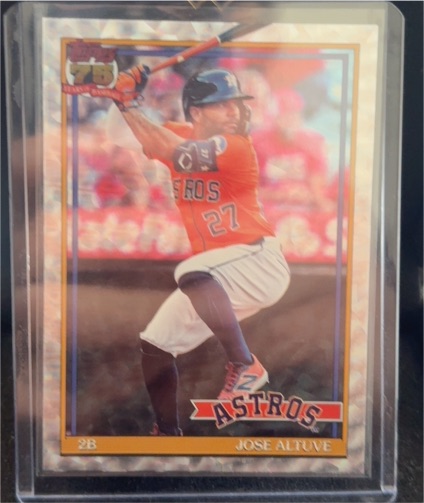 2026 Topps Series 1 #T91-7 Jose Altuve — front