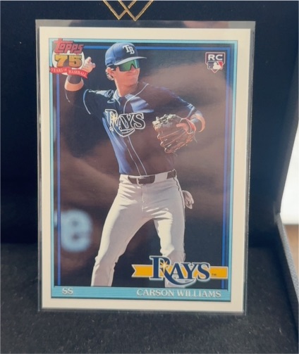 2026 Topps Series 1 #T91-38 Carson Williams — front
