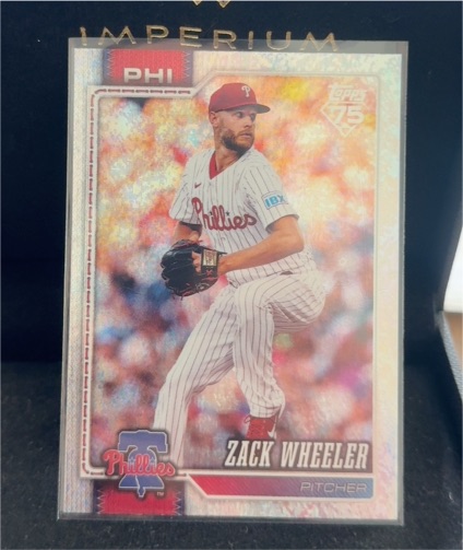 2026 Topps Series One #261 Zack Wheeler — front