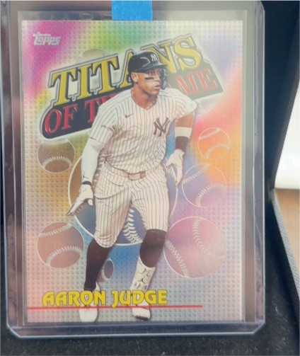 2026 Topps Series 1 #TOG-3 Aaron Judge Titans of the Game — front