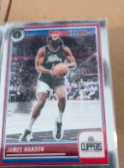 2023-24 Panini NBA Hoops Premium Stock #77 James Harden — front