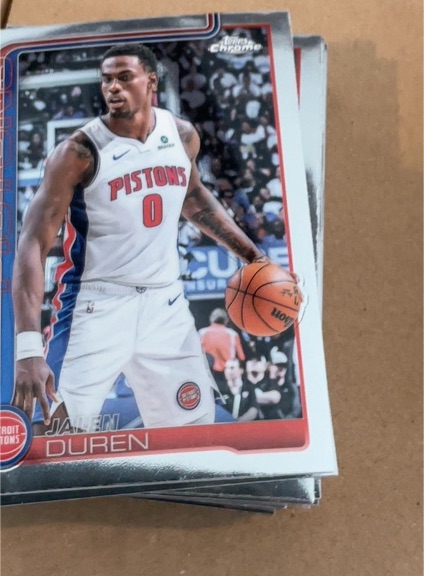 2025-26 Topps Chrome #57 Jalen Duren — front