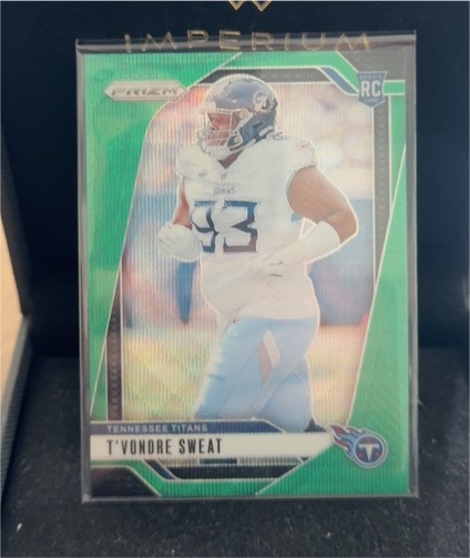 2024 Panini Prizm #394 T'Vondre Sweat — front