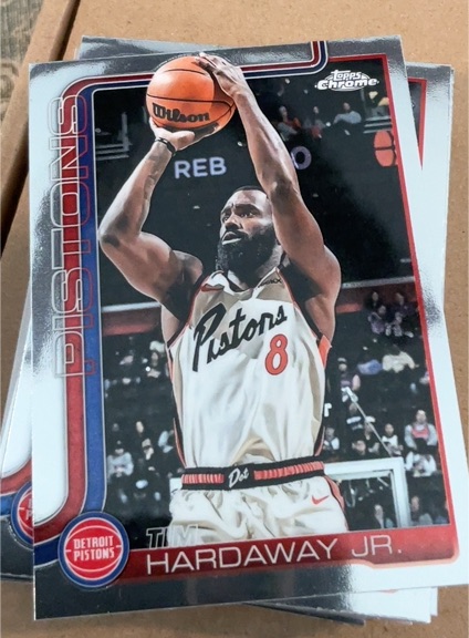 2025-26 Topps Chrome #7 Tim Hardaway Jr. — front