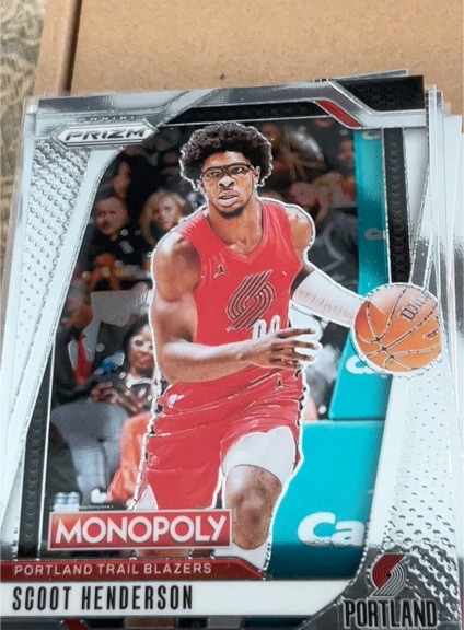 2024-25 Panini Prizm Monopoly #5 Scoot Henderson — front