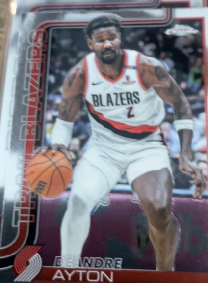 2025-26 Topps Chrome #168 Deandre Ayton — front