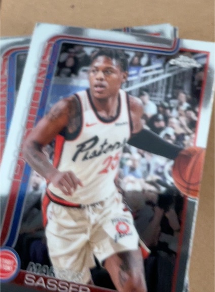 2025-26 Topps Chrome #35 Marcus Sasser — front