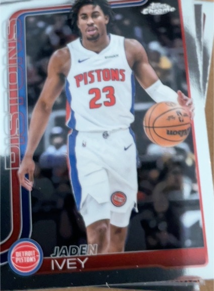 2025-26 Topps Chrome #61 Jaden Ivey — front