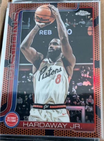 2025-26 Topps Chrome #7 Tim Hardaway Jr. — front