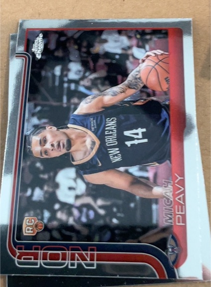 2025-26 Topps Chrome #291 Micah Peavy — front