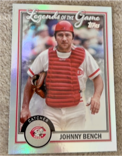 2023 Topps Series 2 #LG-23 Johnny Bench — front