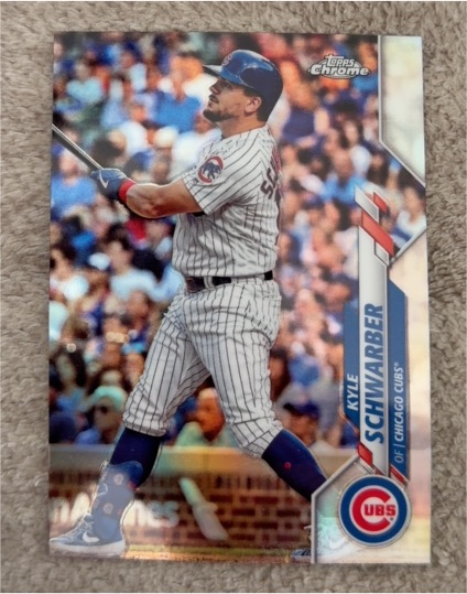 2020 Topps Chrome #85 Kyle Schwarber — front