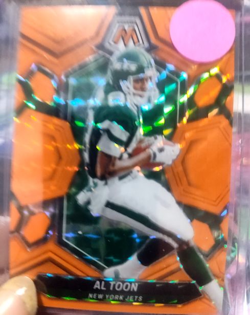 2024 Panini Mosaic #225 Al Toon Orange Mosaic Prizm — front