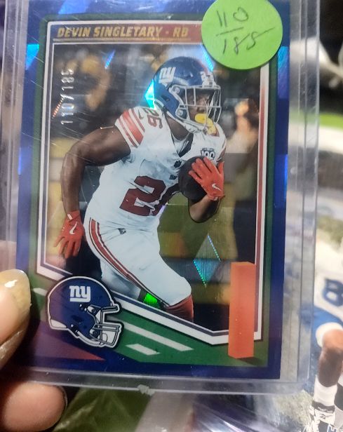 2025 Score #234 Devin Singletary — front