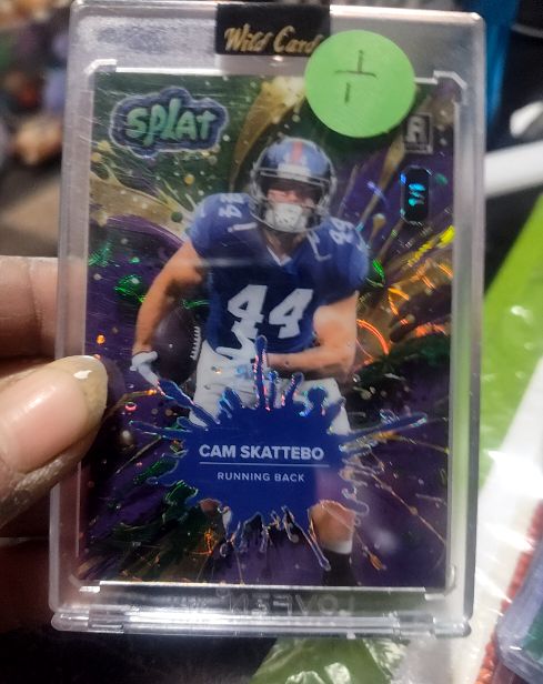 2025 Wild Card Splat #44 Cam Skattebo — front