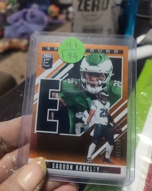 2025 Panini Donruss Elite Spellbound #5 Saquon Barkley — front
