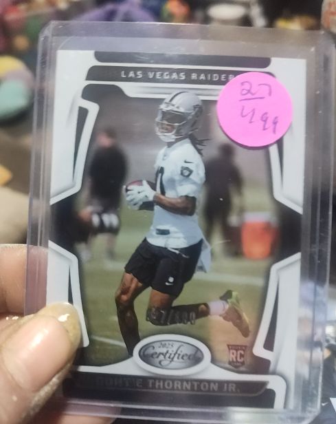 2025 Panini Certified #163 Dont'e Thornton Jr. — front