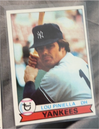 1979 Topps Burger King #18 Lou Piniella — front