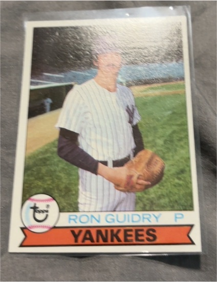 1979 Topps Burger King #4 Ron Guidry — front