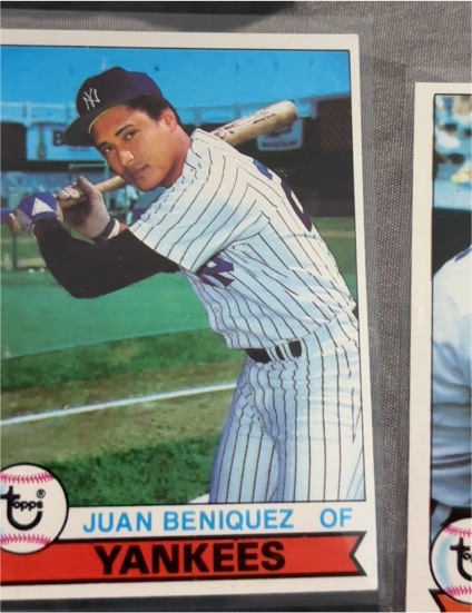 1979 Topps Burger King #22 Juan Beniquez — front