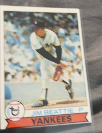 1979 Topps Burger King #7 Jim Beattie — front