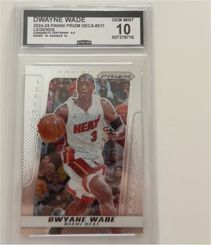2024-25 Panini Prizm Deca #217 Dwyane Wade — front