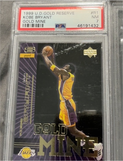 1999 Upper Deck Gold Reserve #R1 Kobe Bryant Gold Mine — front