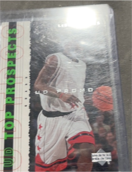 2003-04 Upper Deck UD Top Prospects #55 LeBron James — front