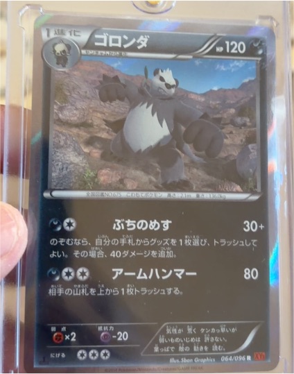 2014 Pokémon XY3 #064/096 Pangoro Rising Fist — front