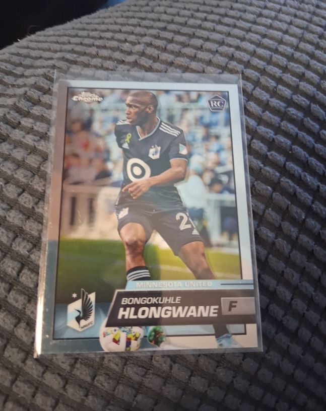 2023 Topps Chrome MLS #117 Bongokuhle Hlongwane Minnesota United Rookie — front