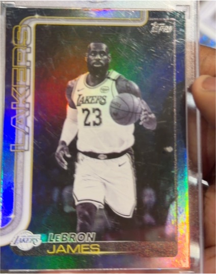 2025-26 Topps Basketball #150 LeBron James — front