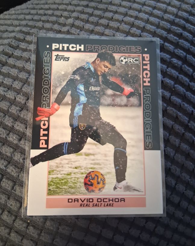 2021 Topps MLS #196 David Ochoa Pitch Prodigies Rookie Card — front