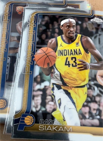 2025-26 Topps Chrome #1 Pascal Siakam — front