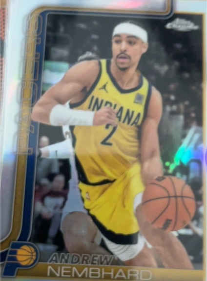 2025-26 Topps Chrome #97 Andrew Nembhard — front