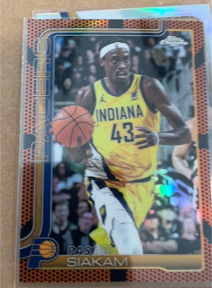 2025-26 Topps Chrome #1 Pascal Siakam — front